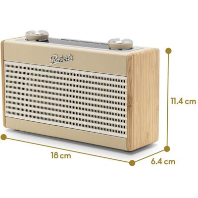 Roberts Rambler Uno (DAB+ DAB, FM, Bluetooth), Radio, Beige Roberts Rambler Uno (DAB+ DAB, FM, Bluetooth), Radio, Beige