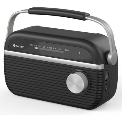 Denver TRB-67B schwarz (FM, Bluetooth), Radio, Noir Denver TRB-67B schwarz (FM, Bluetooth), Radio, Noir