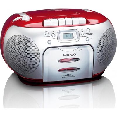 Lenco SCD-420 (FM), Radio, Rouge, Argent Lenco SCD-420 (FM), Radio, Rouge, Argent