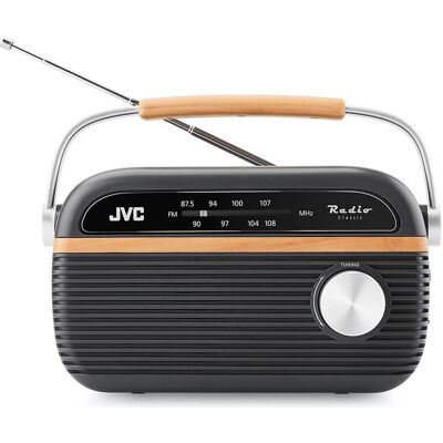 JVC Radio Radio przenośne RA-E215G szare (FM), Radio, Gris JVC Radio Radio przenośne RA-E215G szare (FM), Radio, Gris