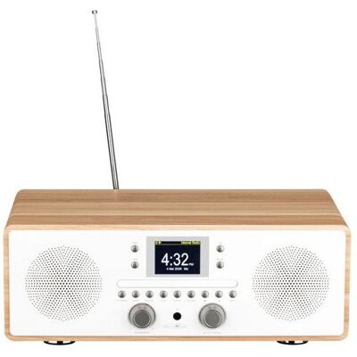 Reflexion HRA23INT weiss (DAB+ DAB, FM, Bluetooth, WiFi), Radio, Blanc, Marron Reflexion HRA23INT weiss (DAB+ DAB, FM, Bluetooth, WiFi), Radio, Blanc, Marron