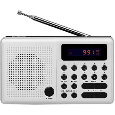 ELTA Radio Pliszka USB, FM blanc (FM), Radio, Blanc ELTA Radio Pliszka USB, FM blanc (FM), Radio, Blanc