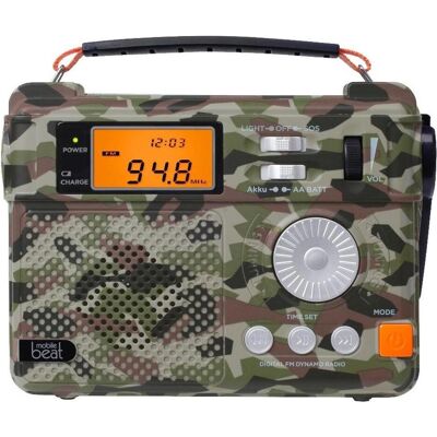 Radio de secours Silva Schneider SOS 223 BT - Radio, Manivelle, Rechargeable, Lampe de lecture Radio de secours Silva Schneider SOS 223 BT - Radio, Manivelle, Rechargeable, Lampe de lecture