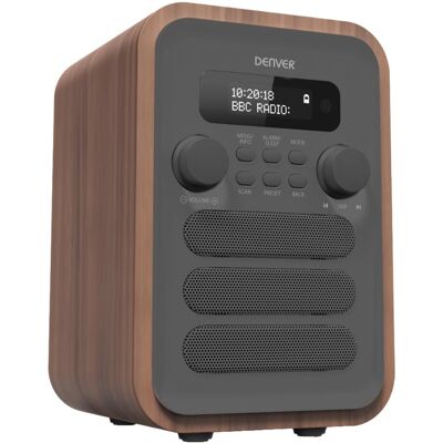 Denver DAB-48 (DAB, FM, Bluetooth), Radio, Gris Denver DAB-48 (DAB, FM, Bluetooth), Radio, Gris
