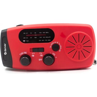 Denver SCR-2007 (AM, FM, MF, Bluetooth), Radio, Rouge, Noir Denver SCR-2007 (AM, FM, MF, Bluetooth), Radio, Rouge, Noir