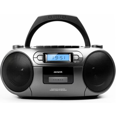 Aiwa RC-250GY Portable radio, gray (DAB+ DAB, FM, Bluetooth), Radio, Gris Aiwa RC-250GY Portable radio, gray (DAB+ DAB, FM, Bluetooth), Radio, Gris