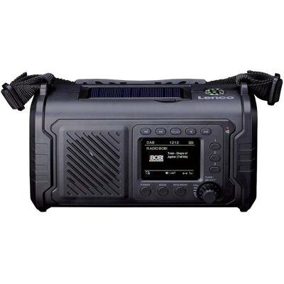 Lenco PDR-055 Notfallradio (DAB+ DAB, Bluetooth), Radio, Noir Lenco PDR-055 Notfallradio (DAB+ DAB, Bluetooth), Radio, Noir