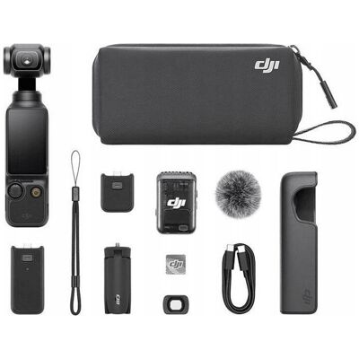 DJI Osmo Pocket 3 Creator Combo caméra à cardan 4K Ultra HD 9,4 MP Sort, Caméra d'action, Noir DJI Osmo Pocket 3 Creator Combo caméra à cardan 4K Ultra HD 9,4 MP Sort, Caméra d'action, Noir