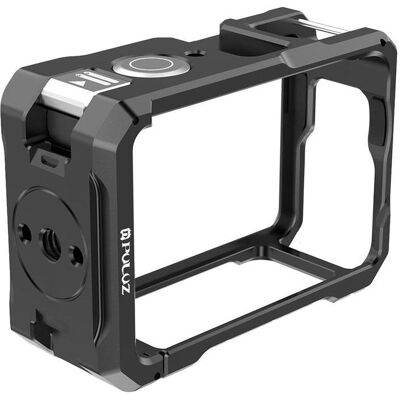 Puluz metal protective case with cold shoe mount for DJI Osmo Action 6, Caméra d'action : accessoires, Noir Puluz metal protective case with cold shoe mount for DJI Osmo Action 6, Caméra d'action : accessoires, Noir