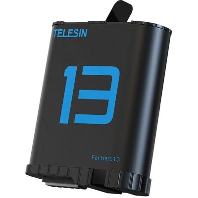 Telesin Battery For GoPro 13, Caméra d'action : accessoires, Noir Telesin Battery For GoPro 13, Caméra d'action : accessoires, Noir