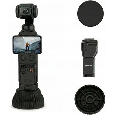 Sunnylife Podstawa Stojak Uchwyt Samoprzylepny Do Dji Osmo Pocket 3 4 Biurko Samochód / Op4-dz166-d, Caméra d'action : accessoires, Noir Sunnylife Podstawa Stojak Uchwyt Samoprzylepny Do Dji Osmo Pocket 3 4 Biurko Samochód / Op4-dz166-d, Caméra d'action : accessoires, Noir