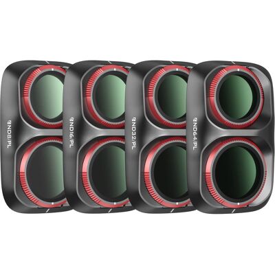 Freewell Osmo Pocket 4p Filters - Bright Day - 4pack - Black, Caméra d'action : accessoires, Noir Freewell Osmo Pocket 4p Filters - Bright Day - 4pack - Black, Caméra d'action : accessoires, Noir