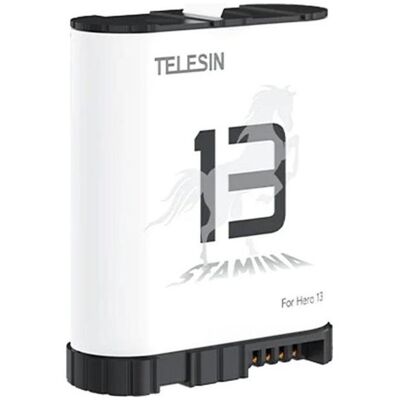 Telesin Stamina High Performance Battery For GoPro 13, Caméra d'action : accessoires, Noir Telesin Stamina High Performance Battery For GoPro 13, Caméra d'action : accessoires, Noir