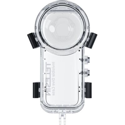 Telesin Waterproof Case for Insta360 X4, Caméra d'action : accessoires, Transparent Telesin Waterproof Case for Insta360 X4, Caméra d'action : accessoires, Transparent