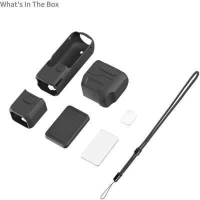 SmallRig 6007 Silicone Case Kit for DJI Osmo Pocket 4, Caméra d'action : accessoires, Noir SmallRig 6007 Silicone Case Kit for DJI Osmo Pocket 4, Caméra d'action : accessoires, Noir