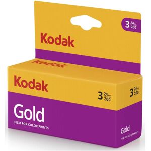 Kodak Film 3x or 135/24, Film analogique, Noir, Jaune Kodak Film 3x or 135/24, Film analogique, Noir, Jaune