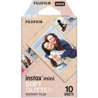 Fujifilm instax mini Film Soft Glitter, Film instantané, Beige Fujifilm instax mini Film Soft Glitter, Film instantané, Beige