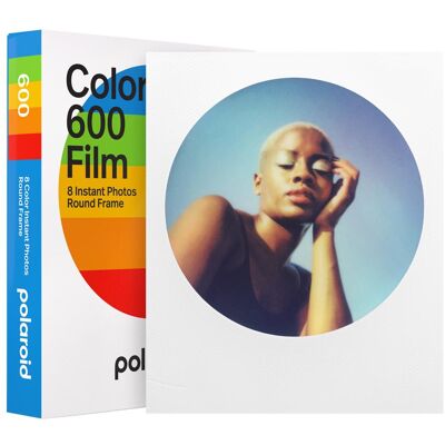 Polaroid Couleur Cadre rond, Film instantané, Gris Polaroid Couleur Cadre rond, Film instantané, Gris