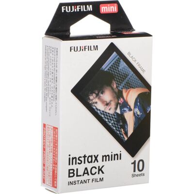 Fujifilm Instax Mini Film Cadre noir, Film instantané, Noir Fujifilm Instax Mini Film Cadre noir, Film instantané, Noir
