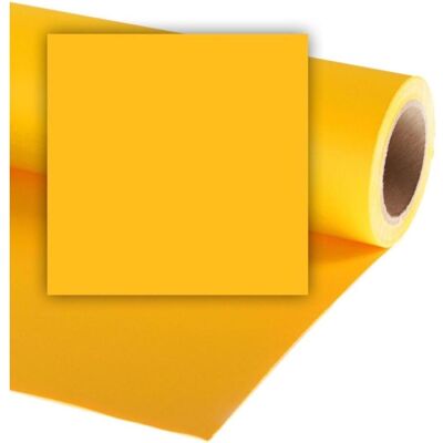 Colorama Carton de fond 2.72 x 11m (272 cm), Fond de studio, Jaune Colorama Carton de fond 2.72 x 11m (272 cm), Fond de studio, Jaune