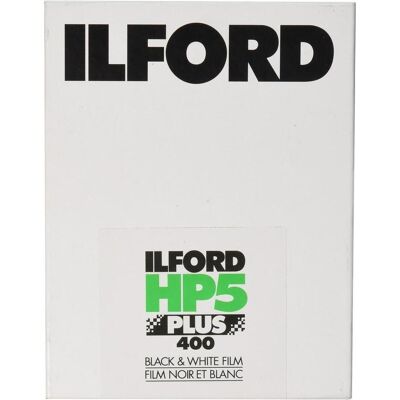 Ilford HP 5 Plus 4x5 pouces/25, Film analogique Ilford HP 5 Plus 4x5 pouces/25, Film analogique