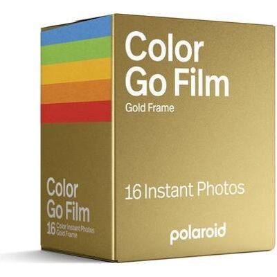 Polaroid Cadre d'or pour Go, Film instantané, Or, Blanc Polaroid Cadre d'or pour Go, Film instantané, Or, Blanc