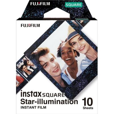 Fujifilm - Instax Square Film 1x10 Shots, Film instantané, Multicolore Fujifilm - Instax Square Film 1x10 Shots, Film instantané, Multicolore