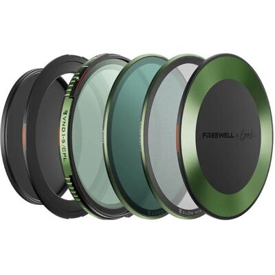 Freewell Kit de filtres ND/CPL variables Brandon Li 86 mm (86 mm, Filtre gris neutre, Filtre polarisant), Filtre photo, Noir, Transparent Freewell Kit de filtres ND/CPL variables Brandon Li 86 mm (86 mm, Filtre gris neutre, Filtre polarisant), Filtre photo, Noir, Transparent