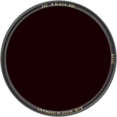 B&W Filtre 52mm IR 830 Basic (52 mm), Filtre photo, Noir, Rouge B&W Filtre 52mm IR 830 Basic (52 mm), Filtre photo, Noir, Rouge