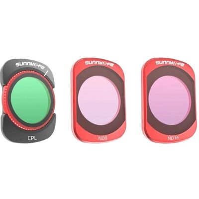 Sunnylife Ensemble de filtres Pocket 4/3 ND8/16 CPL/ND, Caméra d'action : accessoires, Transparent Sunnylife Ensemble de filtres Pocket 4/3 ND8/16 CPL/ND, Caméra d'action : accessoires, Transparent