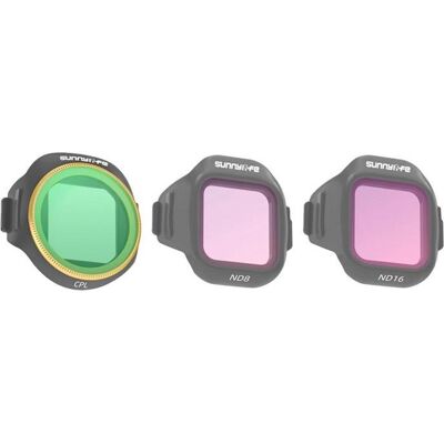 Sunnylife Set of 3 CPL + ND8 + ND16 filters for MINI 5 Pro, Drone : accessoires, Transparent Sunnylife Set of 3 CPL + ND8 + ND16 filters for MINI 5 Pro, Drone : accessoires, Transparent