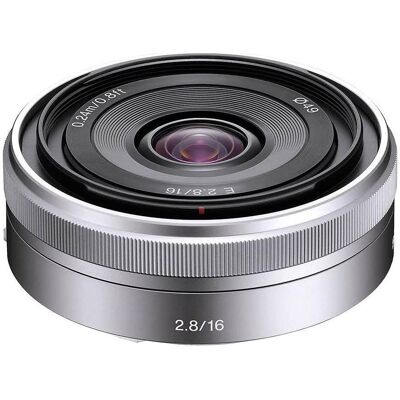 E 16mm f/2.8 (Sony E, APS-C / DX), Objectif, Argent E 16mm f/2.8 (Sony E, APS-C / DX), Objectif, Argent