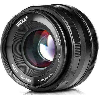 Meike MK 35mm f/1.4 MF Sony E (Sony E, APS-C / DX), Objectif, Noir Meike MK 35mm f/1.4 MF Sony E (Sony E, APS-C / DX), Objectif, Noir