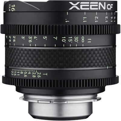 Samyang CF Cinéma 16mm T2,6 PL plein format (Arri PL, Monture L, Plein format), Objectif, Noir Samyang CF Cinéma 16mm T2,6 PL plein format (Arri PL, Monture L, Plein format), Objectif, Noir