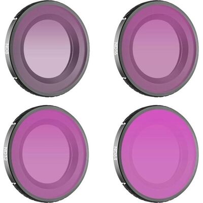 Sunnylife Set of 4 ND8 + ND16 + ND32 + ND64 filters for Osmo Nano (Filtre gris neutre), Filtre photo, Gris Sunnylife Set of 4 ND8 + ND16 + ND32 + ND64 filters for Osmo Nano (Filtre gris neutre), Filtre photo, Gris