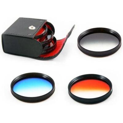 Seagull filter set of 55 mm half filters (55 mm), Filtre photo, Orange, Bleu, Multicolore, Gris Seagull filter set of 55 mm half filters (55 mm), Filtre photo, Orange, Bleu, Multicolore, Gris