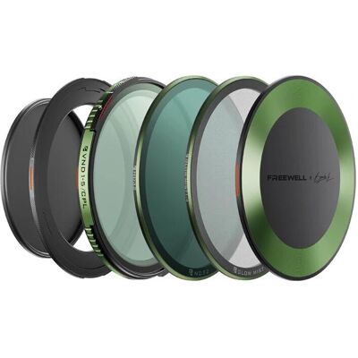 Freewell Kit de filtres ND/CPL à intensité variable Brandon Li 72 mm (72 mm, Filtre gris neutre, Filtre polarisant), Filtre photo, Noir, Transparent, Gris Freewell Kit de filtres ND/CPL à intensité variable Brandon Li 72 mm (72 mm, Filtre gris neutre, Filtre polarisant), Filtre photo, Noir, Transparent, Gris