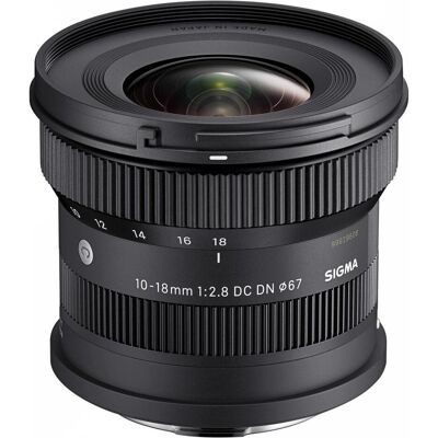 Sigma 10-18mm f2,8 DC DN (C) Monture L (Monture L, APS-C / DX), Objectif, Noir Sigma 10-18mm f2,8 DC DN (C) Monture L (Monture L, APS-C / DX), Objectif, Noir
