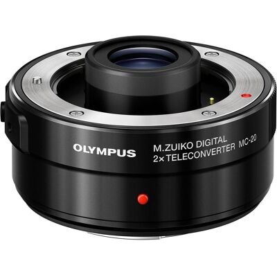 Olympus MC-20 M.Zuiko Digital 2x (Téléconvertisseur, Micro Four Thirds), Convertisseur d'objectif, Noir Olympus MC-20 M.Zuiko Digital 2x (Téléconvertisseur, Micro Four Thirds), Convertisseur d'objectif, Noir