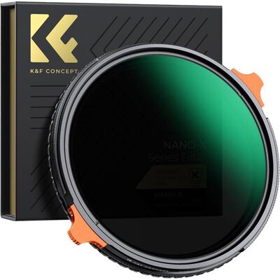 K&F Nano X CPL+Variable NDX ND4-ND64 - Filtre pour Appareil Photo K&F Nano X CPL+Variable NDX ND4-ND64 - Filtre pour Appareil Photo