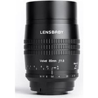 Lensbaby Velvet 85 Nikon Z (Nikon Z, APS-C / DX, Plein format), Objectif, Noir Lensbaby Velvet 85 Nikon Z (Nikon Z, APS-C / DX, Plein format), Objectif, Noir