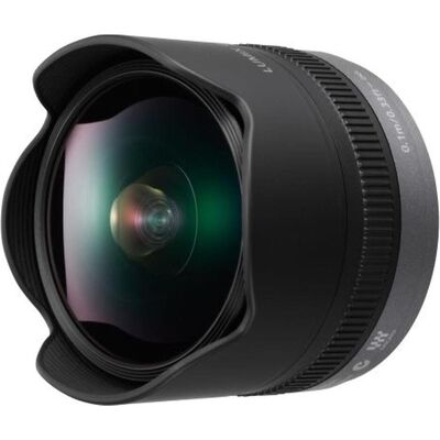 Panasonic 8mm f/3.5 Fisheye (Micro Four Thirds, Micro Four Thirds), Objectif, Noir Panasonic 8mm f/3.5 Fisheye (Micro Four Thirds, Micro Four Thirds), Objectif, Noir