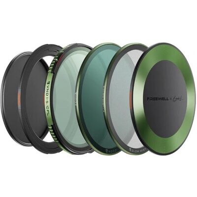 Freewell Kit de filtres ND/CPL à densité variable Brandon Li 77 mm (77 mm, Filtre gris neutre, Filtre polarisant), Filtre photo, Noir, Gris Freewell Kit de filtres ND/CPL à densité variable Brandon Li 77 mm (77 mm, Filtre gris neutre, Filtre polarisant), Filtre photo, Noir, Gris