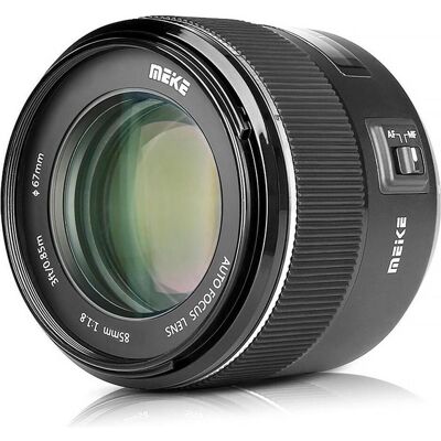 Meike 85mm f/1.8 AF Fuji X Mount (Fujifilm X, APS-C / DX), Objectif, Noir Meike 85mm f/1.8 AF Fuji X Mount (Fujifilm X, APS-C / DX), Objectif, Noir