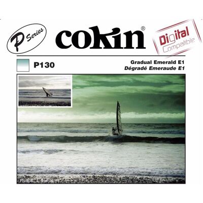 Cokin Filtre P130 Dégradé émeraude 1 (84 mm, Filtre dégradé gris), Filtre photo Cokin Filtre P130 Dégradé émeraude 1 (84 mm, Filtre dégradé gris), Filtre photo