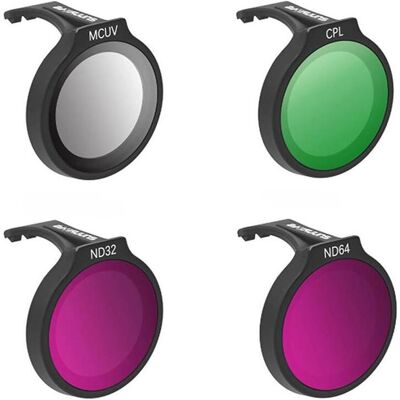 Sunnylife set of four filters for DJI Neo MCUV+CPL+ND32+ND64 (Filtres pour drone, DJI Neo), Drone : accessoires, Transparent Sunnylife set of four filters for DJI Neo MCUV+CPL+ND32+ND64 (Filtres pour drone, DJI Neo), Drone : accessoires, Transparent