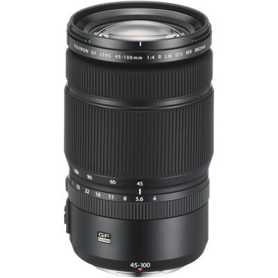 Fujinon GF 45-100mm f/4 R LM OIS WR (Fujifilm G, Format moyen), Objectif, Noir Fujinon GF 45-100mm f/4 R LM OIS WR (Fujifilm G, Format moyen), Objectif, Noir