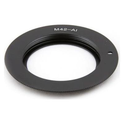 Pixco ADAPTATEUR de NIKON (AF/Ai/AiS) vers M42 + VERROUILLAGE / MINCE (5904647821194), Adaptateur d'objectif, Noir Pixco ADAPTATEUR de NIKON (AF/Ai/AiS) vers M42 + VERROUILLAGE / MINCE (5904647821194), Adaptateur d'objectif, Noir