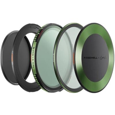 Freewell Kit de filtres ND/CPL à densité variable Brandon Li 72 mm (72 mm, Filtre gris neutre, Filtre polarisant), Filtre photo, Transparent, Noir, Gris Freewell Kit de filtres ND/CPL à densité variable Brandon Li 72 mm (72 mm, Filtre gris neutre, Filtre polarisant), Filtre photo, Transparent, Noir, Gris