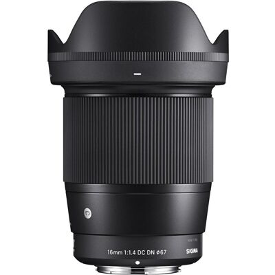 Sigma 16 mm f/1,4 DC DN C, Canon EF-M (Canon EF-M, APS-C / DX), Objectif, Noir Sigma 16 mm f/1,4 DC DN C, Canon EF-M (Canon EF-M, APS-C / DX), Objectif, Noir